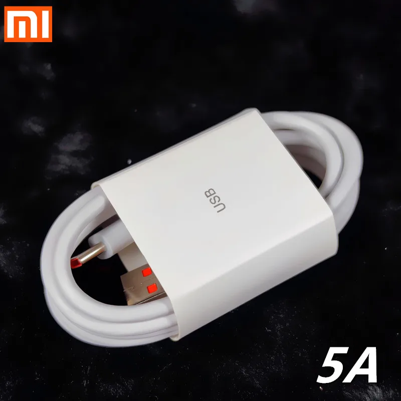 

xiaomi 33w adapter Fast Turbo charger USB 5A Type C cable For Redmi note 9 pro 10 pro Mi 9 10 K30 K40 poco X3 F3 F2