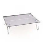 Маленький складной стол для кемпинга, маленький портативный складной компактный стол из алюминиевого сплава для дома, пешего туризма, кемпинга, альпинизма