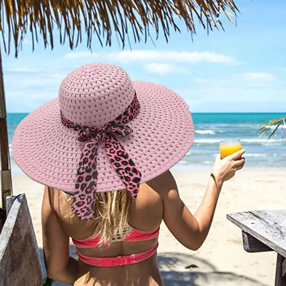 Шляпка от солнца в стиле бохо Женская Соломенная пляжная шапка ручной работы