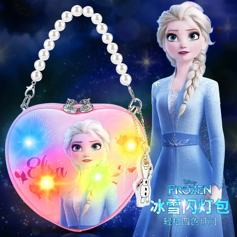 Authentic Disney Aisha Princess Messenger Bag Children's Little Girl Bags Cute Mini Frozen Girls Children's Bags