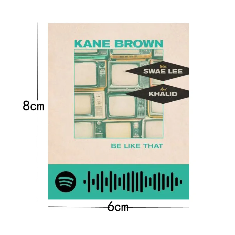 20 шт. музыкальные наклейки с кодом Spotify лучшие декор для чемоданов ноутбуков