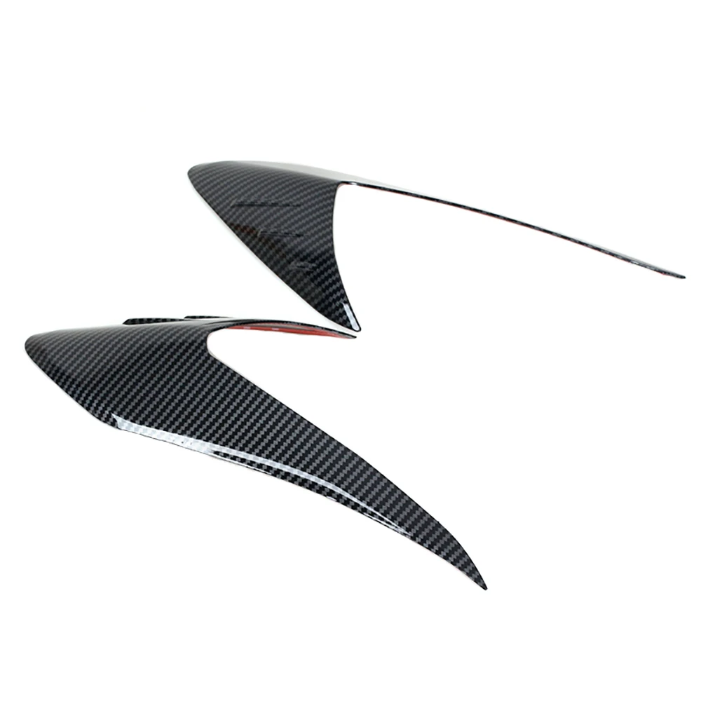 Декоративная накладка-наклейка для автомобильных фар АБС-карбоновое волокно Subaru