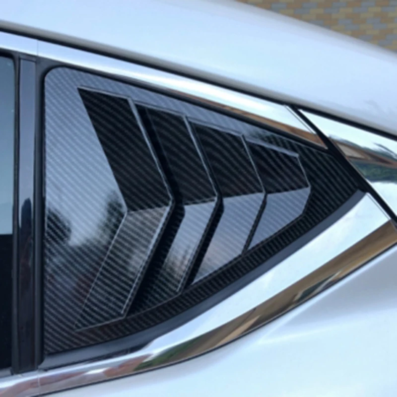 

2Pcs Car Carbon Fiber Side Vent Window Scoop Louver Trim for Lexus ES250/300H 2018-2019