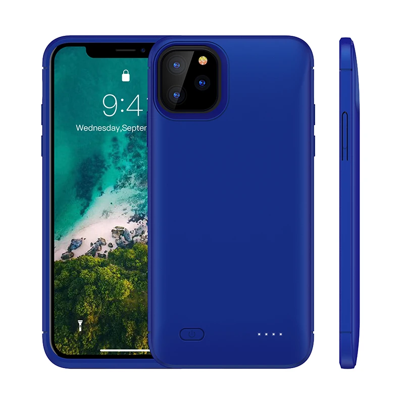 Neng 6200 мАч беспроводной зарядный Тонкий чехол для аккумулятора s iPhone 11 11Pro