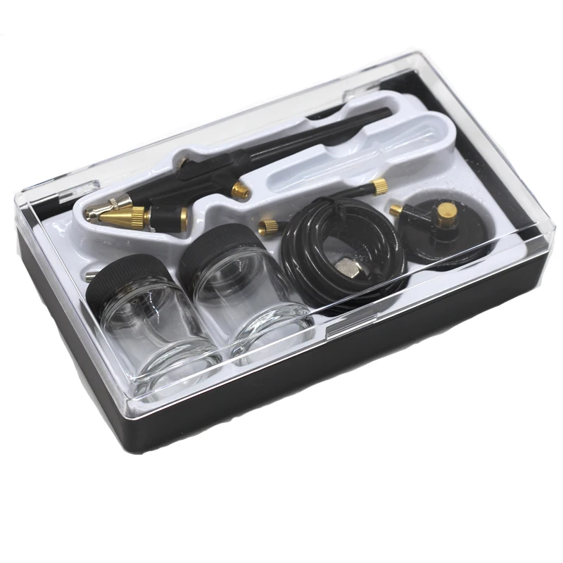 Мини-Аэрограф с компрессором Краскораспылитель для макияжа тату и автомобиля |