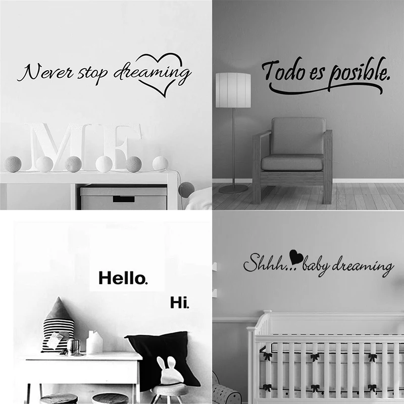 

Слова Наклейка на стену с цитатами украшение комнаты сделать что-то удивительное буквы настенные наклейки спальня гостиная домашний декор ...