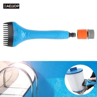 swim pool spa filter cartridge cleaner tool with adapter cleaning brush removes debris and dirt from spa and hot tub filters