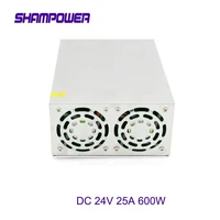 dc 24v 25a 600w switching power supply driver transformers ac110v220v to dc 24v for led strip modules light