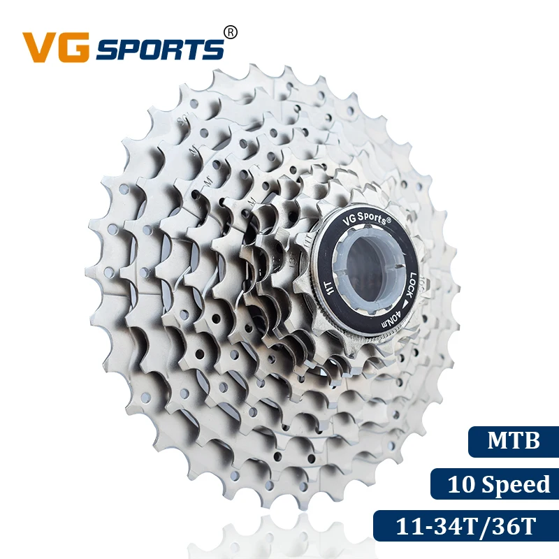 VG спортивный горный велосипед MTB 10 скоростная кассета Velocidade S 36T велосипедные