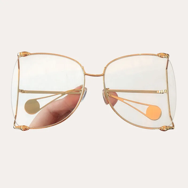 No.6 sunglasses Солнечные очки с Большой рамкой, винтажные женские брендовые дизайнерские роскошные солнцезащитные очки gafas de sol hombre - Цвет линз: No.6 sunglasses