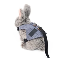 rabbit harness adjustable nylon pet supplies small pet leash pet harness vest comfortable leash
