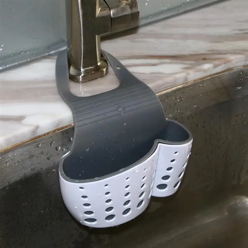 Подвесная корзина для хранения в кухне и ванной комнате Толстая двойная сумка