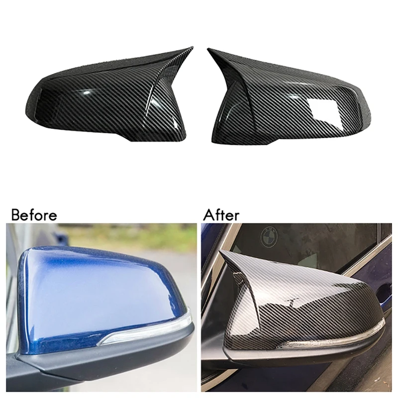 

Автомобильное боковое стекло заднего вида, крышка зеркала заднего вида, обрезанная рамка, боковые крышки зеркала для-BMW X1 F48 F49 F40 F52 F39