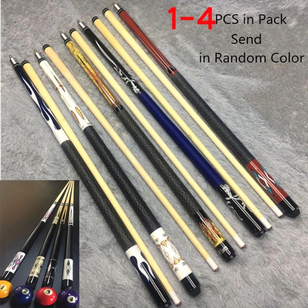 

1Pcs Pool Cue New 58" Billiard House Bar Pool Cue Sticks (Random Color)