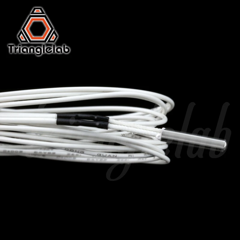 Trianglelab NTC 100K Ом B3950 термистор картридж датчик высокой температуры 280℃ для E3D PT100 V6 нагреватель Блок 3D принтер