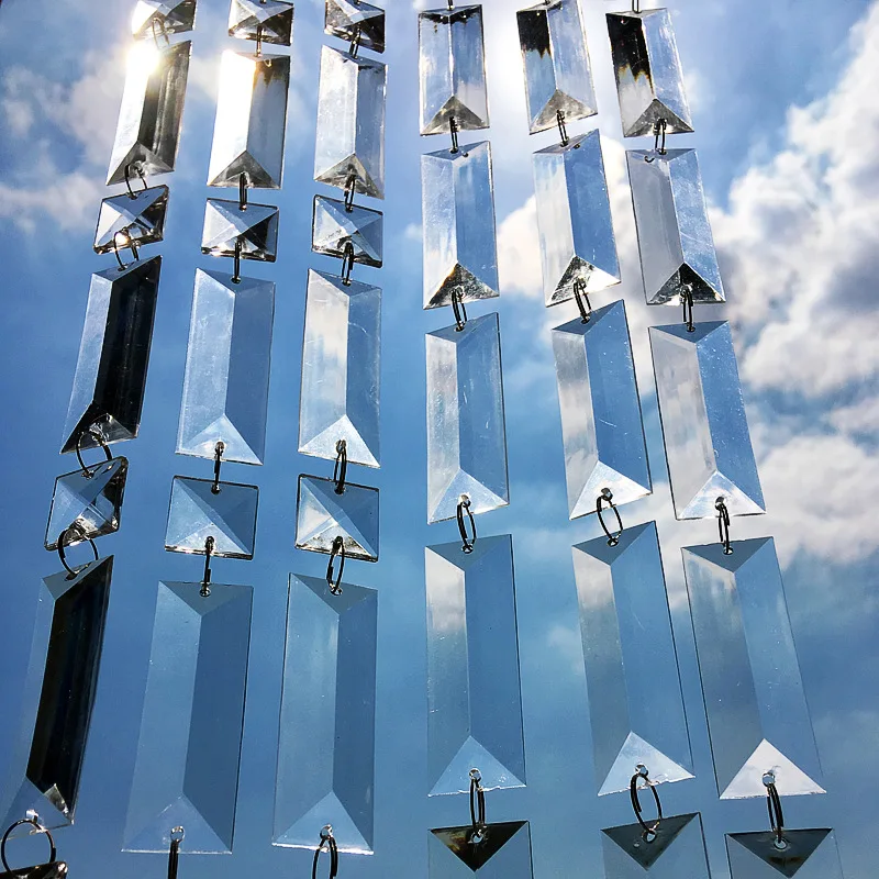 10 шт. кристаллическая Акриловая Гирлянда 1 м|Ловцы снов и подвесные украшения| |