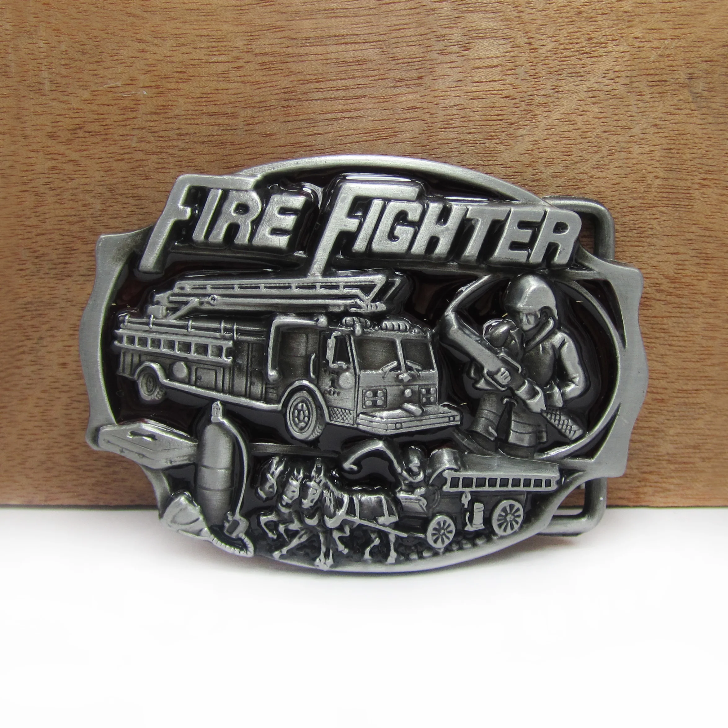 BuckleClub Ретро цинковый сплав пожарный Джинсы подарок ковбойский ремень пряжка