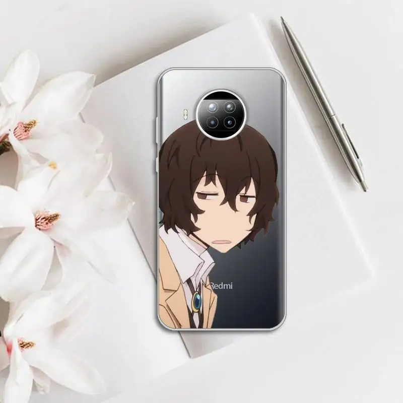 

bungou stray Dogs anime Phone Case Transparent for Xiaomi mi Redmi note 10 t 8 9 pro lite 11 Samsung S 8 9 10 20 plus ultra