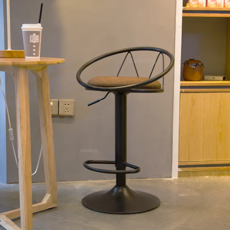 Барный стул домашний барный американский из кованого железа под заказ высокий в