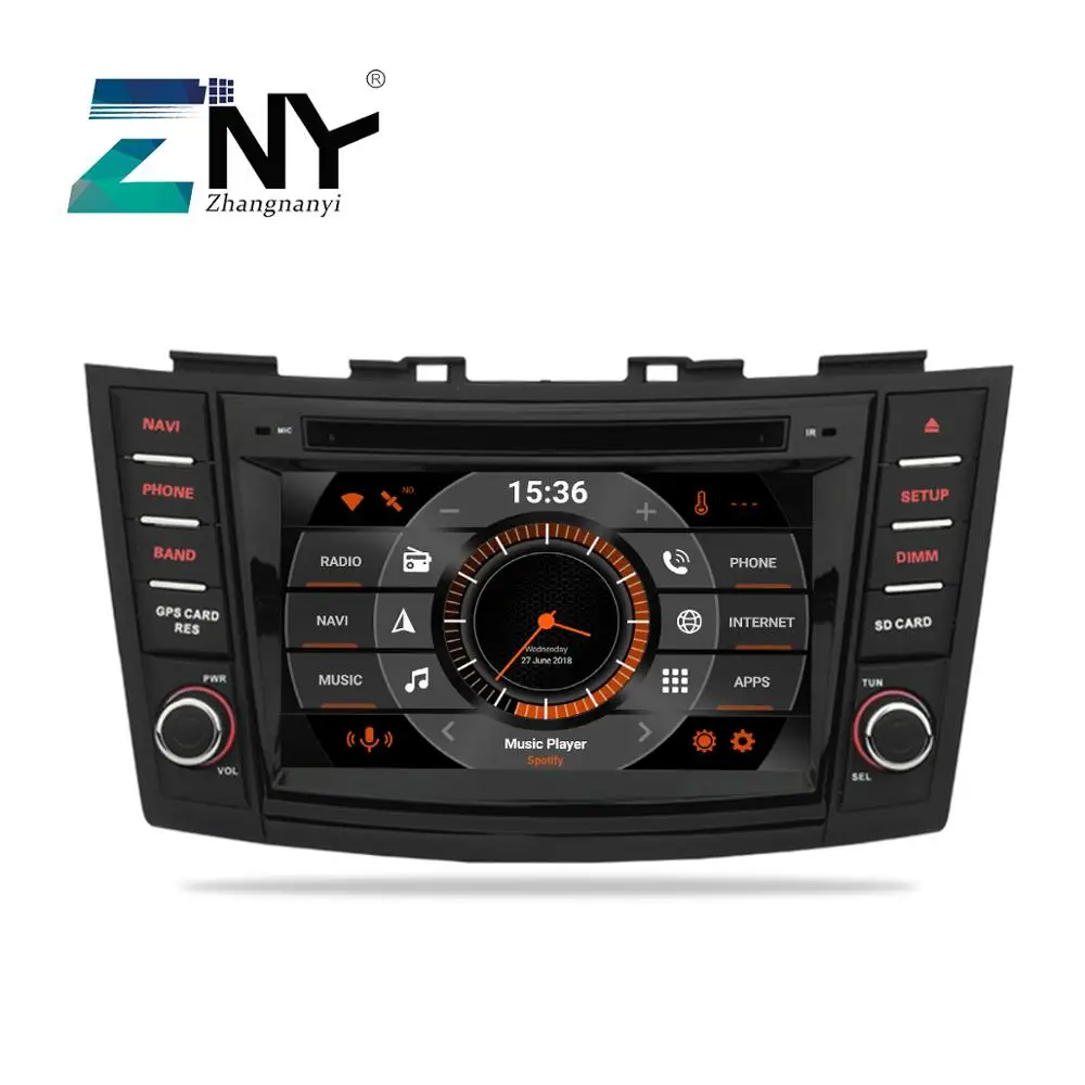 Автомагнитола 7 дюймов Android 10 GPS для Suzuki Swift 2011 2012 2013 2014 2015 Авторадио FM мультимедиа