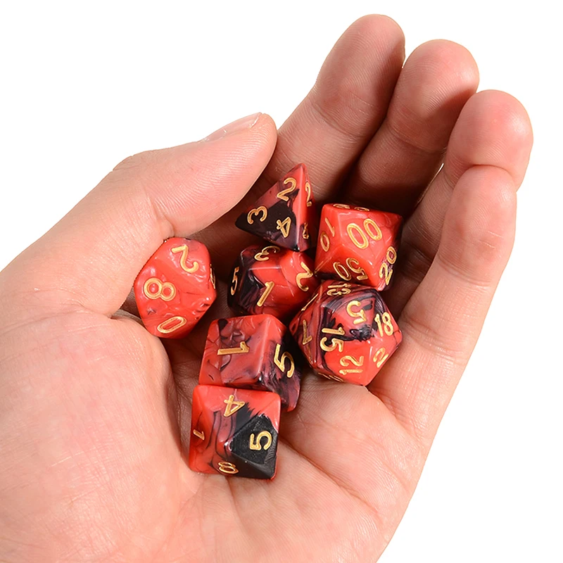 42 шт./компл. 6 цветов многосторонние Акриловые Кубики для подземей и