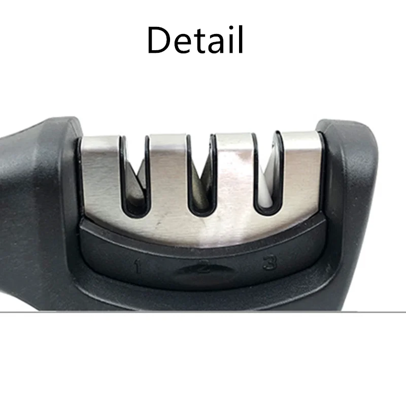 3-ступенчатая точилка для кухонных ножей профессиональный точильный камень