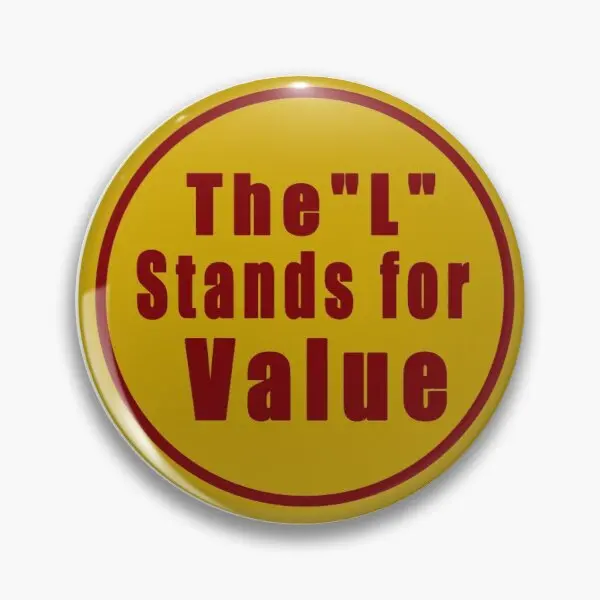 

the l stands for value Soft Enamel Pin Clothes Badge Cute Women Lapel Pin Cartoon Jewelry Hat Collar Creative Metal Funny Decor