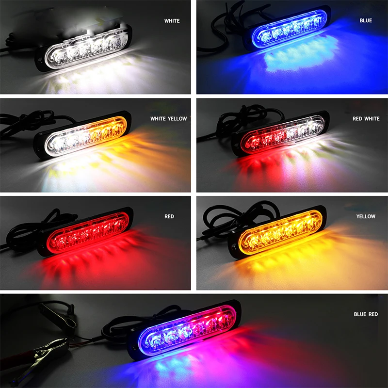 2 шт. Автомобильные светодиодные ламсветильник 6 светодиодов|Сигнальная лампа| |