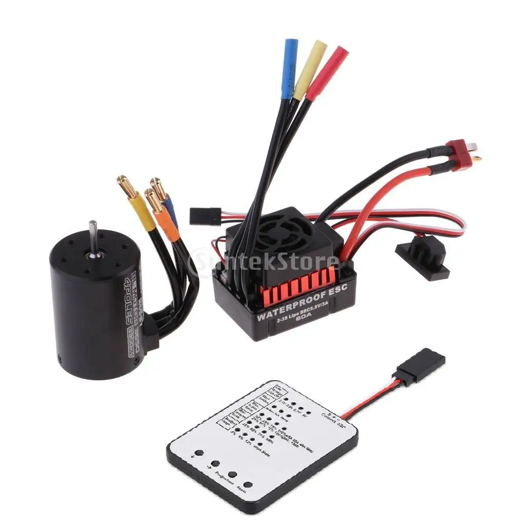 

Радиоуправляемый 3900KV бесщеточный двигатель и 60a Фотографическая программа