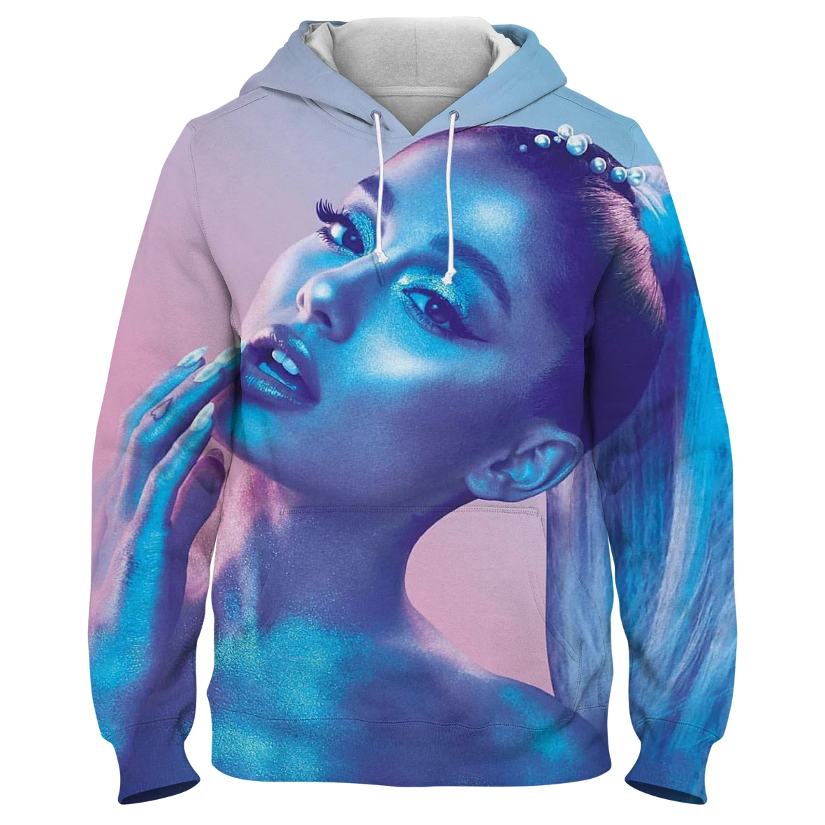 

Ariana Grande 3D Streetwear Women's Hoodies Girl Unisex Loose Long Sleeve Oversized Sweatshirt 2021 Female Women Pullover Tops