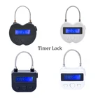 Электронный замок времени Фетиш наручники кляп для рта, БДСМ бондаж многоцелевой замедляет старение ограничения пояс для взрослых игр Секс-игрушки