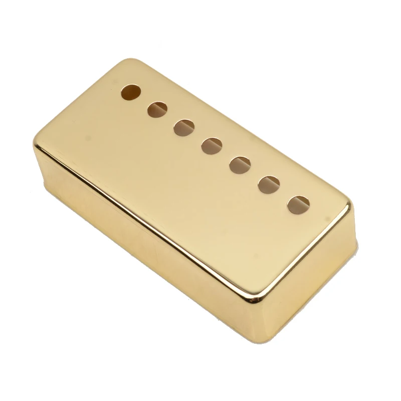 Mini Style Brass 6 String Guitar Humbucker Pickup Cover / Pole 68*29mm Spacing 50/52mm Black-Golden-Chrome | Спорт и развлечения
