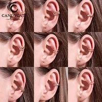 simple geometric ear bone clip hollow u shaped clip earrings without piercing ear bone cuff invisible women jewelry girl gift