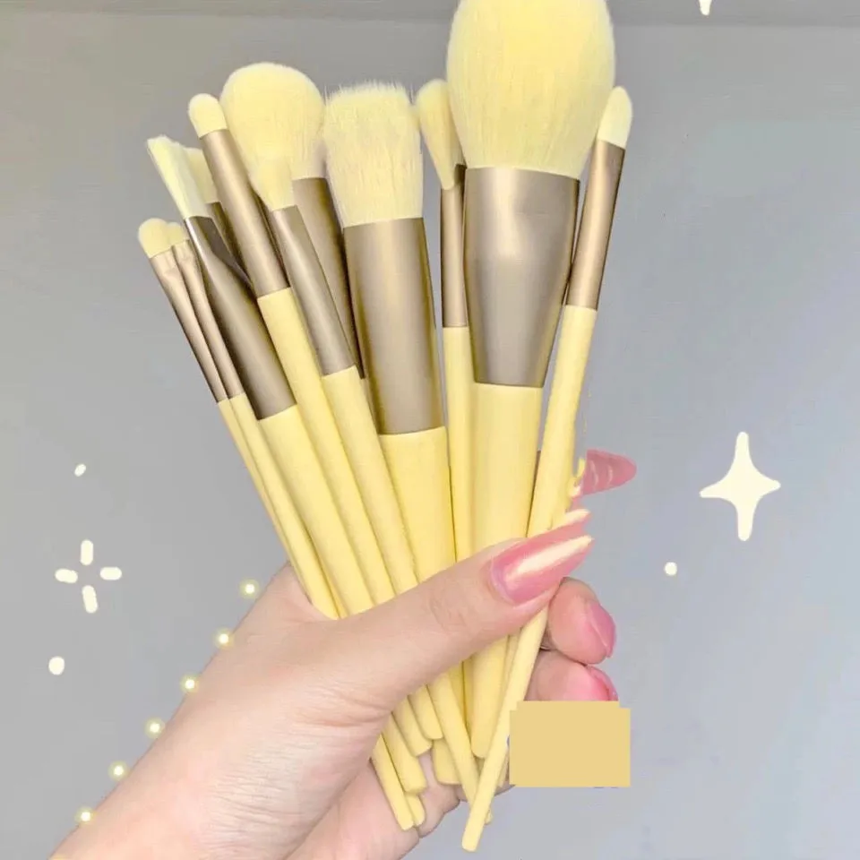 

13Pcs Foundation Powder Eyebrow Makeup Brush Set Eyeshadow Blending Blush Double Head Brush Beauty Make Up Kit Tool