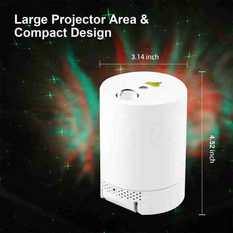 

Starry Sky Projector Lamp Led Rotating Dream Romantic Remote Bedroom Light Control Night Bedside Lamp Q9A4