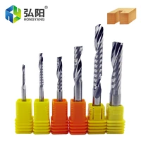 cnc single edged milling cutter one edged spiral drill cemented carbide wood carving knife mdf acrylic pvc cutter