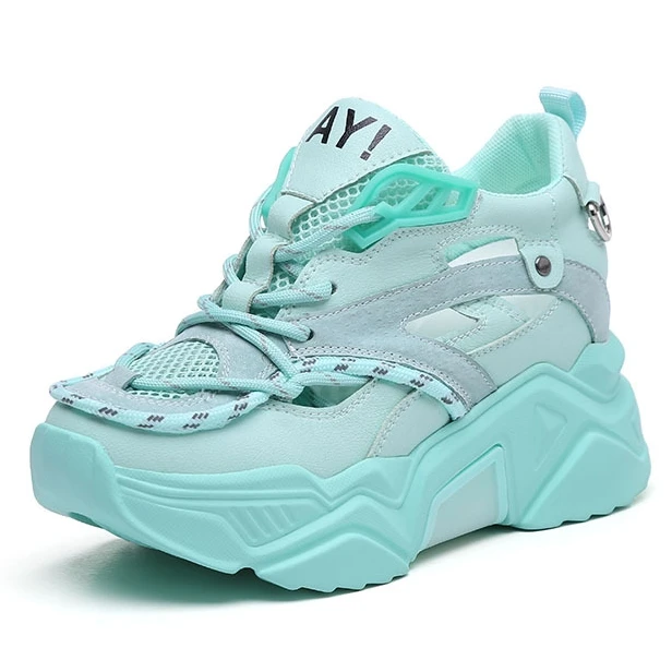 

Women's Shoes Autumn Summer New Split Leather Sports Casual Shoes Fashion Wear-resistant Green Orange White Student Shoes D0017