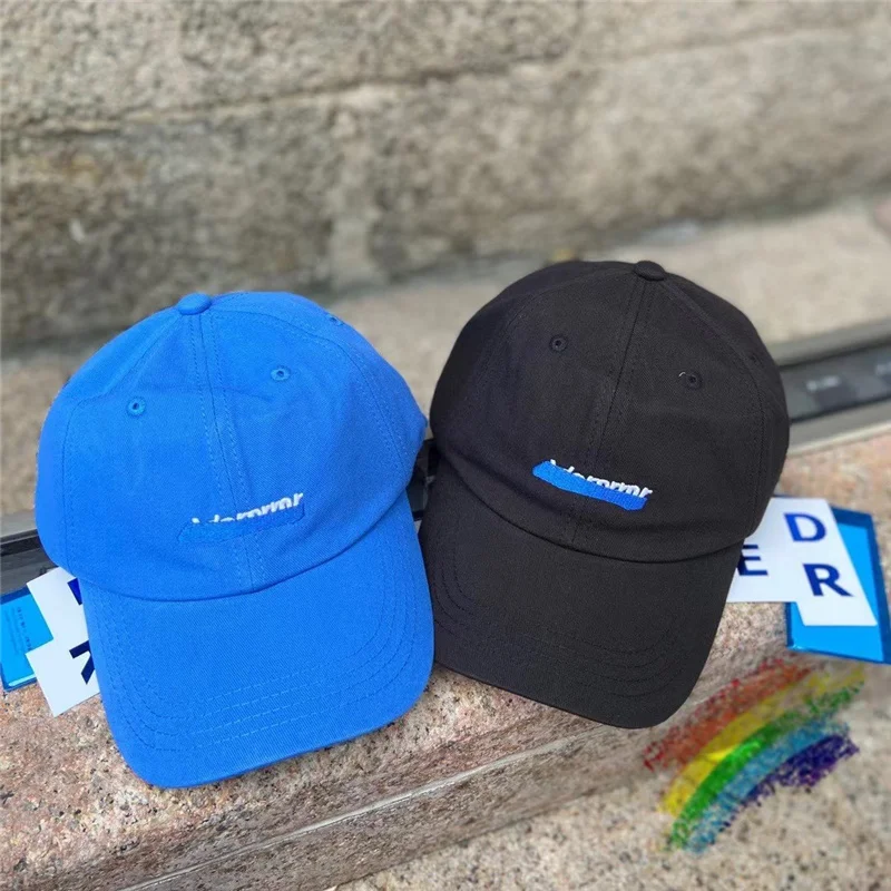 

ADER ERROR Baseball Caps Men Women Embroidery Logo Adererror Hats Blue Mark Adjustable Caps