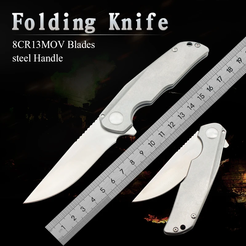 

Складной нож CRKT3720, маленький стальной клинок 8Cr13MoV, для самообороны, повседневного использования, охоты, кемпинга, тактическое оборудование