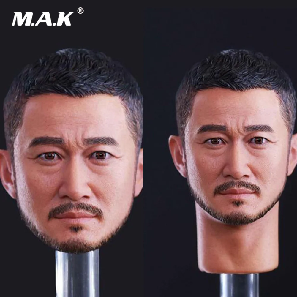 Джейсон Ву Headplay GC026 масштаб 1/6 Азиатский жесткий парень Wu Jing голова Лепка резьба
