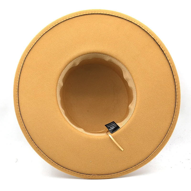 Новая модная шерстяная плоская шляпа для мужчин и женщин фетровая с широкими
