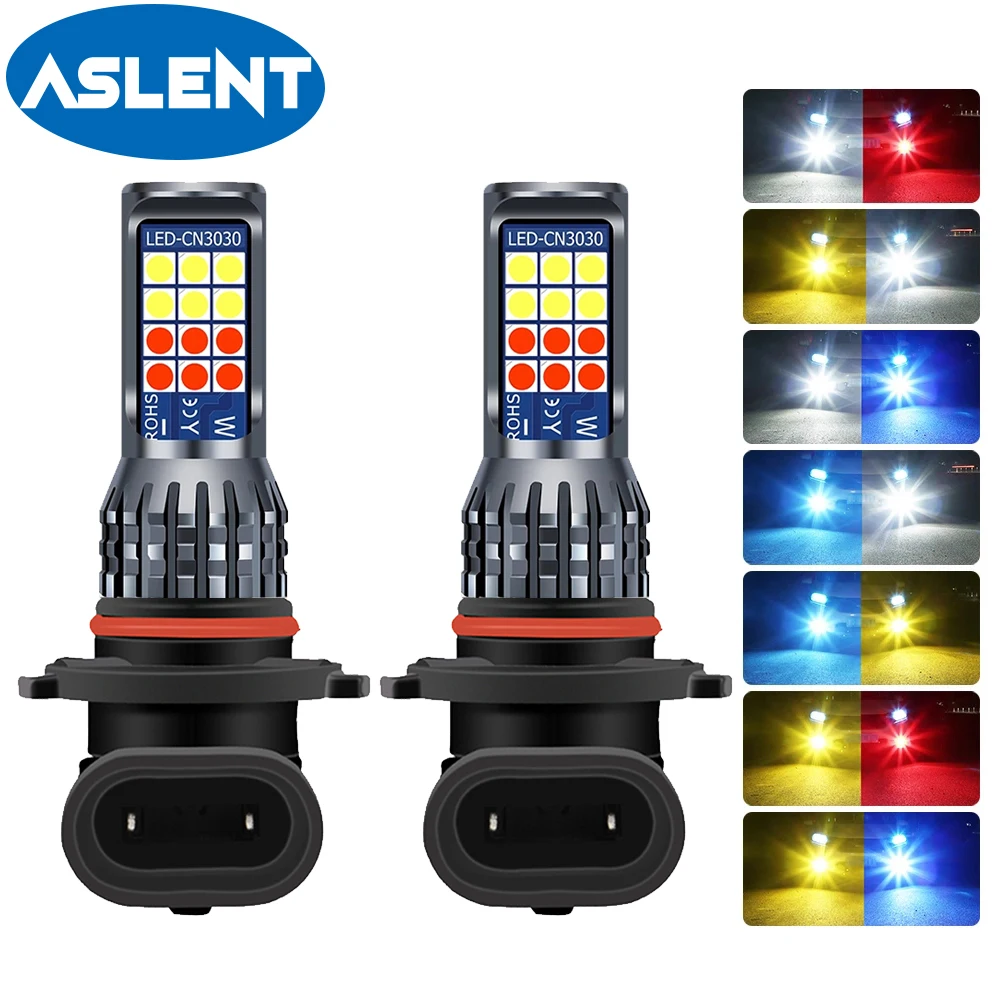 Two Colors Car Lamp Yellow White Green For Audi Lada Kia Ford Vw Opel Geely