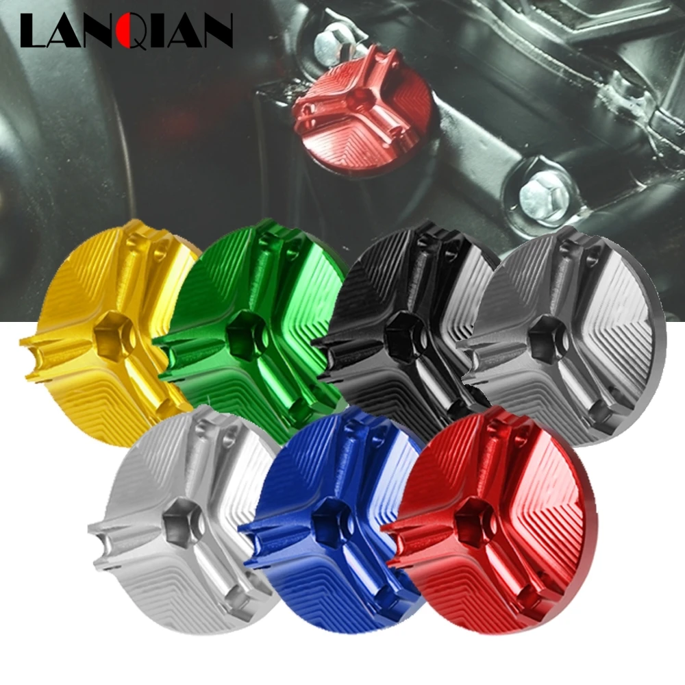 

For Yamaha MT25 Motorcycle Aluminum Engine Oil Filter Cup Plug Cover Screw Moto Parts MT 25 MT-25 2016 2017 2018 2019 Parts