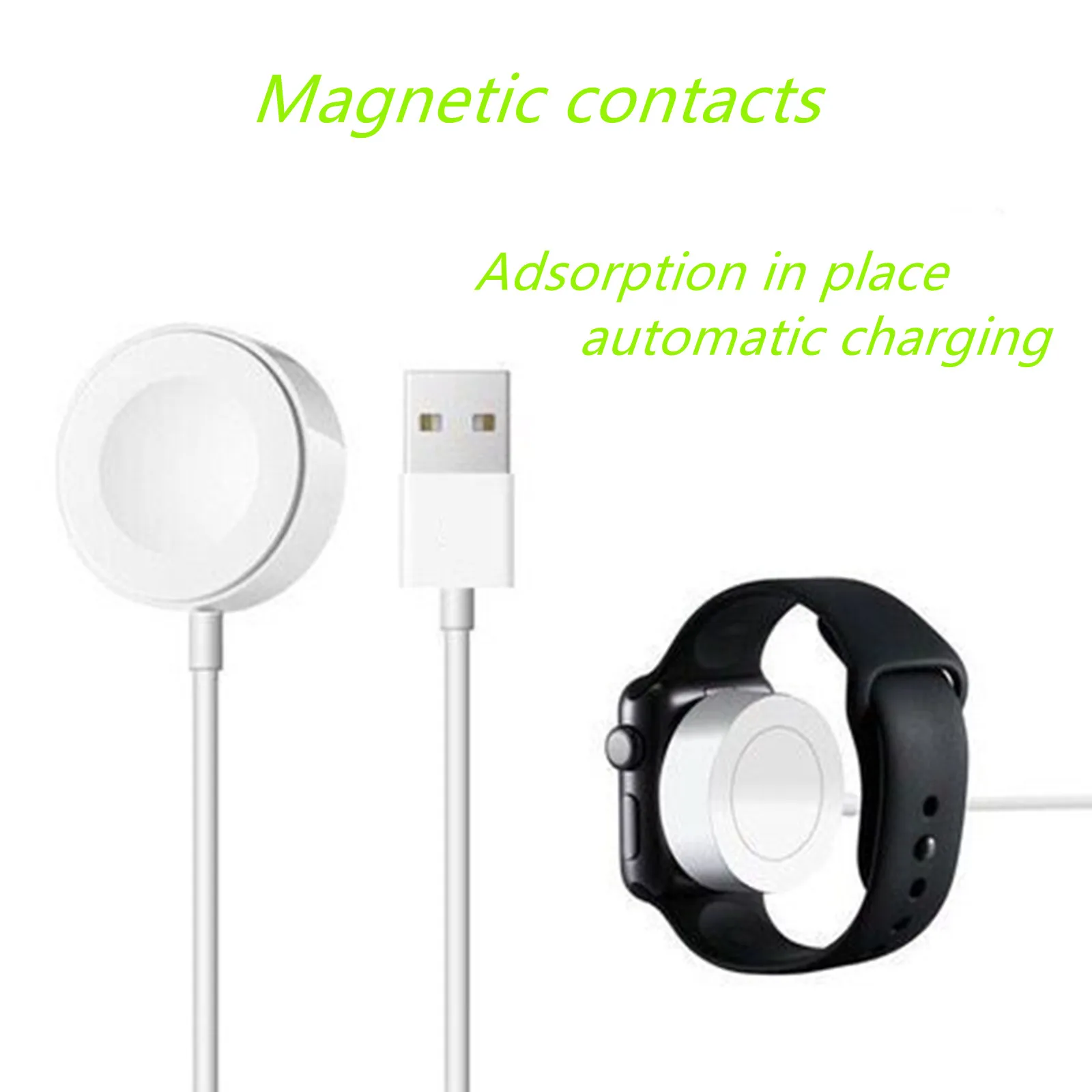 

Portable Smart USB Watch Charger Cable Magnetic Wireless Charging For Apple IWatch Series 7 6 5 4 3 2 SE Applewatch Cord