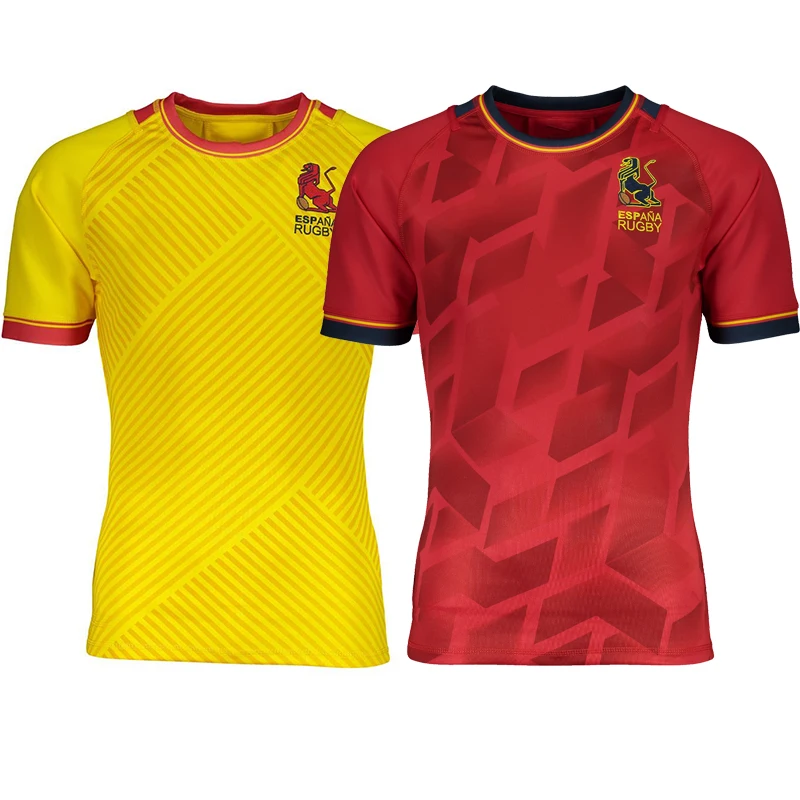 

2021 Spain Rugby Home Away MEN'S JERSEY Tops Sport Shirt Size S-5XL