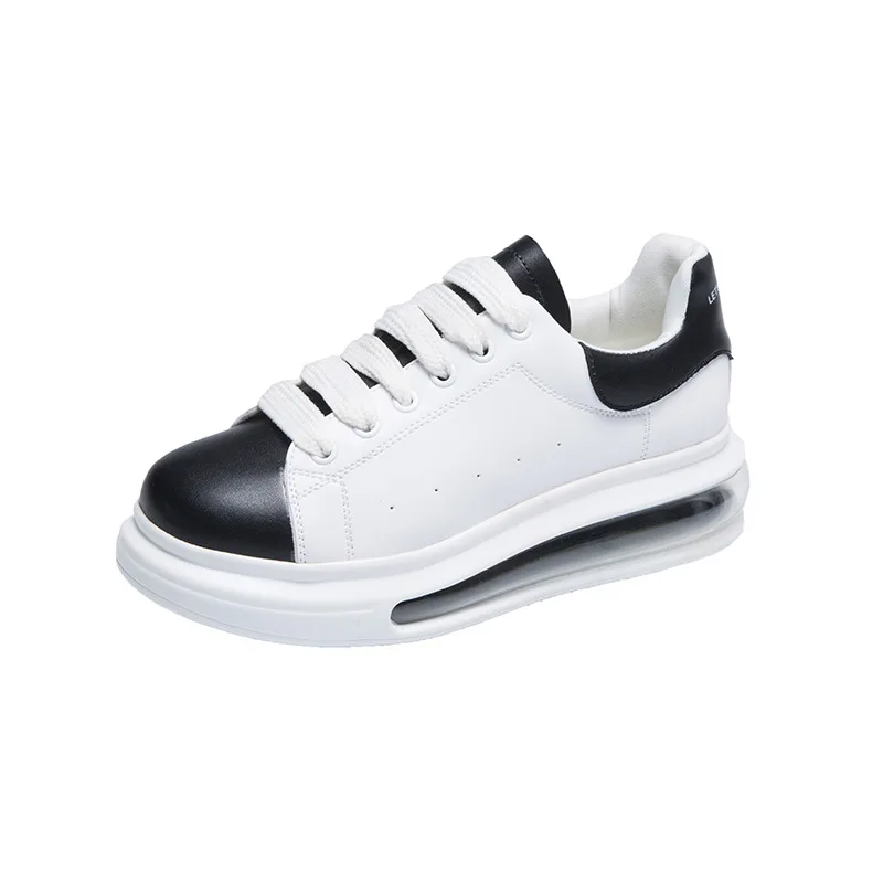 

White Shoes for Women 2021 Summer New Casual Platform Air Cushion All-Match Super Hot Muffin Flat Casual Shoes Ins Fashion