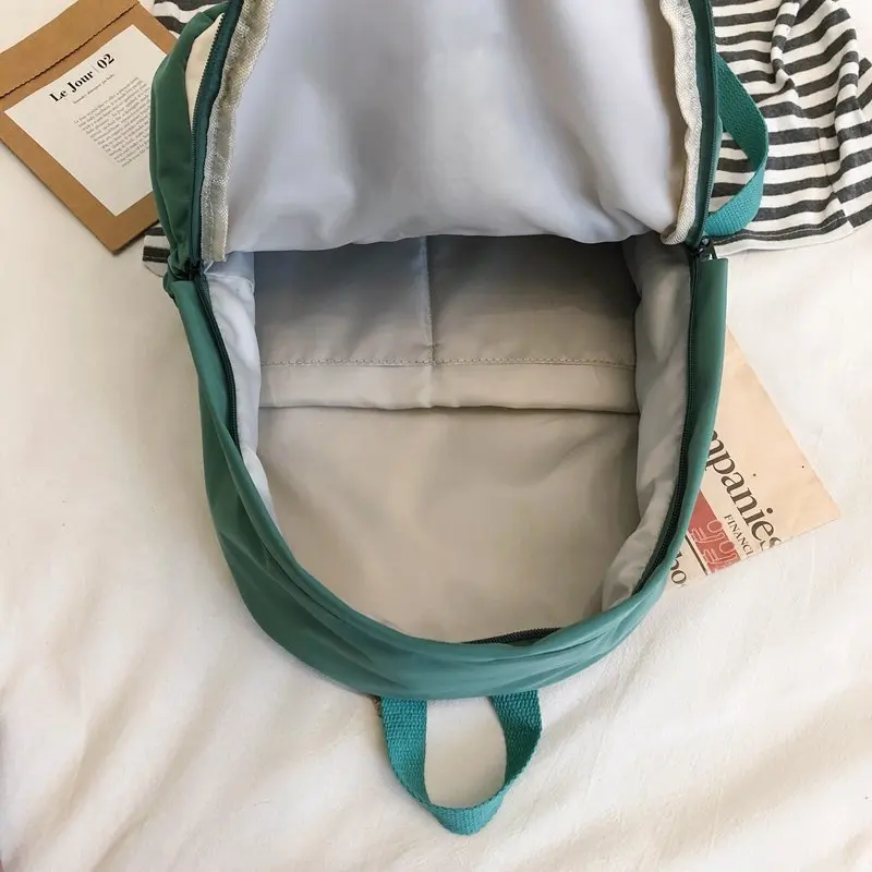 

Classic Kawaii Student Backpack For Girls Waterproof Nylon Rucksack Travel Bag Female Cute Bear Design College Schoolbag