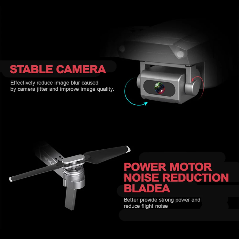 E68 Дрон 4K Профессиональный Мульти-аккумулятор более длительный срок службы