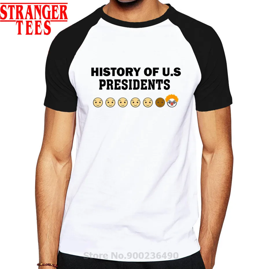 Новинка 2020 новые футболки с изображением истории президентов США Мужская