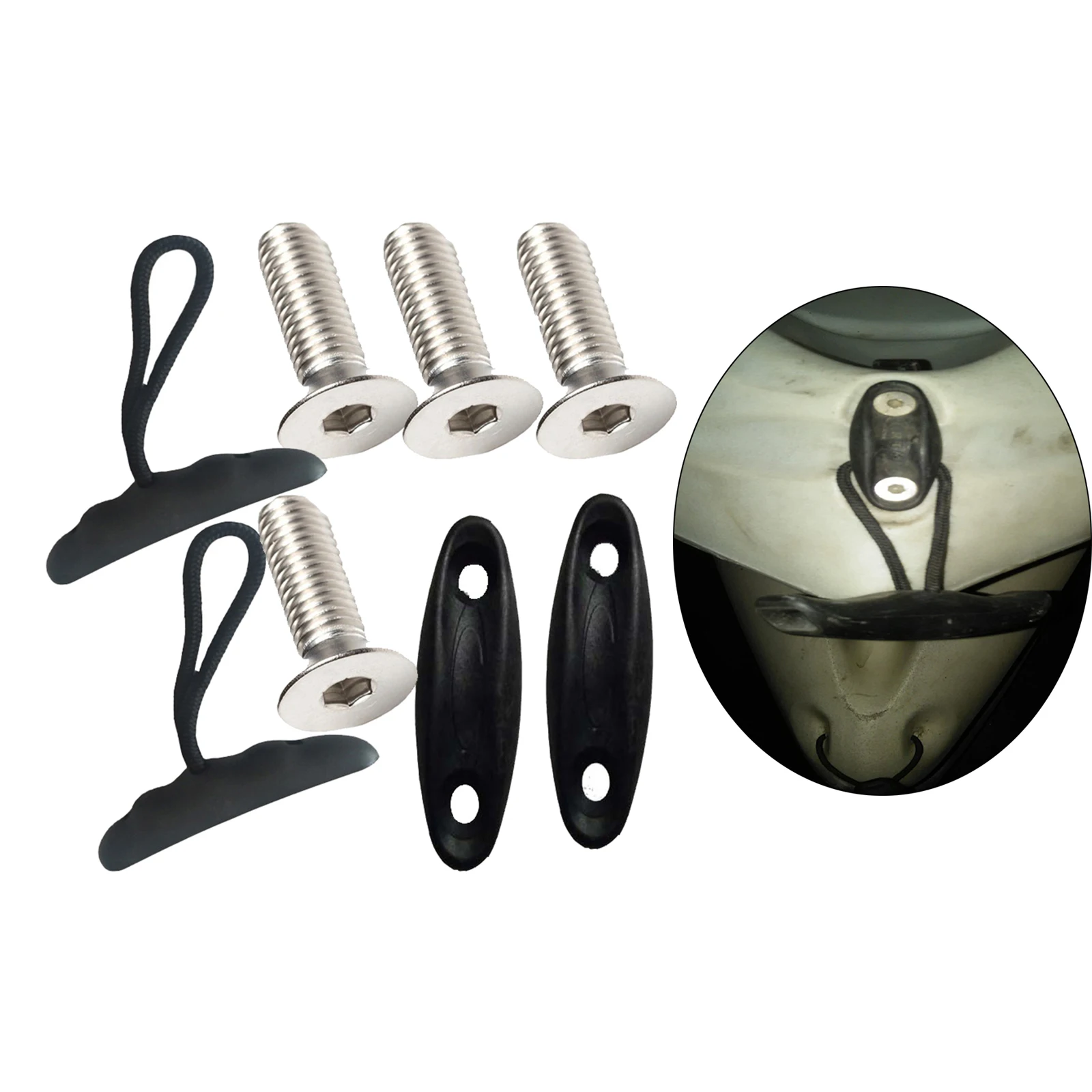 

2 шт., Т-образная ручка для переноски Каяка с винтами Bungee SUPs